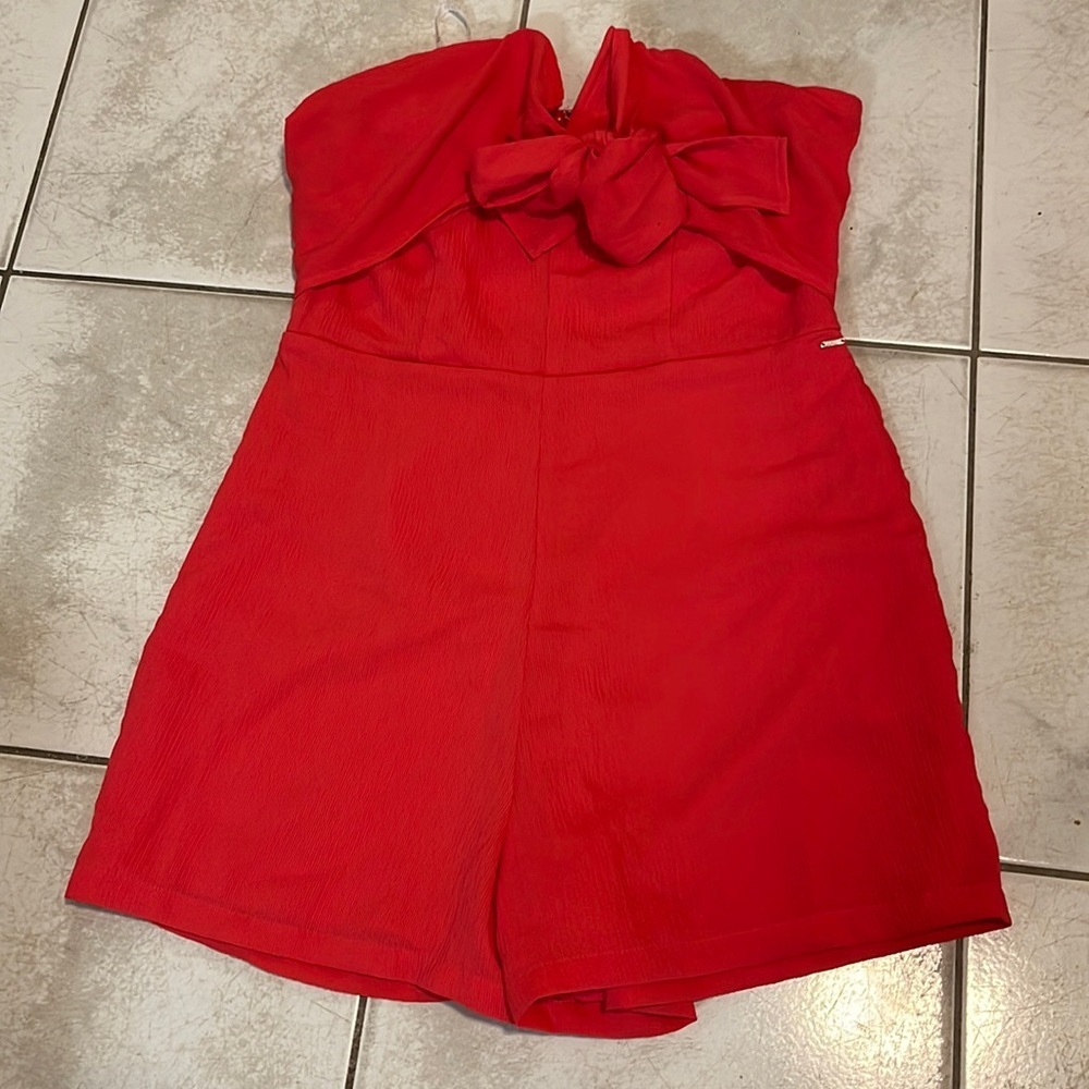 GUESS hot pink romper